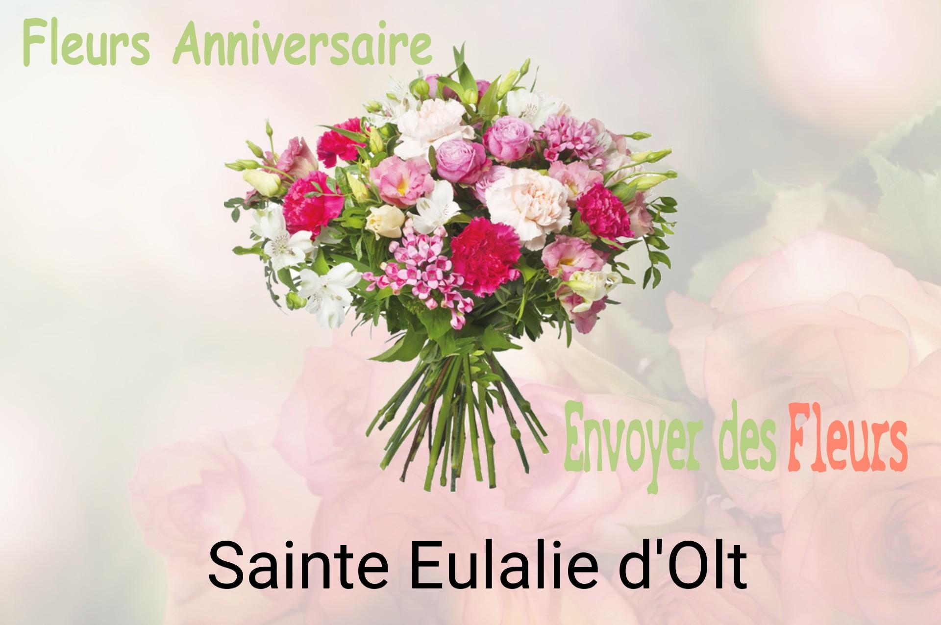 Bouquet de fleurs d’anniversaire livré à Sainte-Eulalie-d'Olt