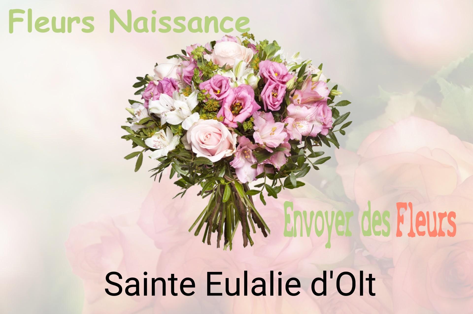 Bouquet de fleurs de naissance livré à Sainte-Eulalie-d'Olt