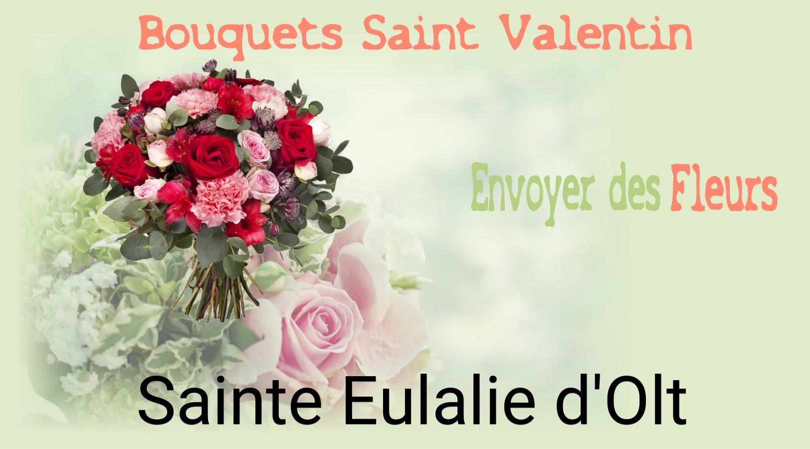 Roses de Saint-Valentin livrées à Sainte-Eulalie-d'Olt